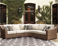 Ashley P791  Beachcroft 3pc Outdoor Sectional