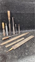 Vintage Wood Files and Chisels