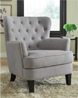 Ashley Roman Romansque Light Gray Accent Chair