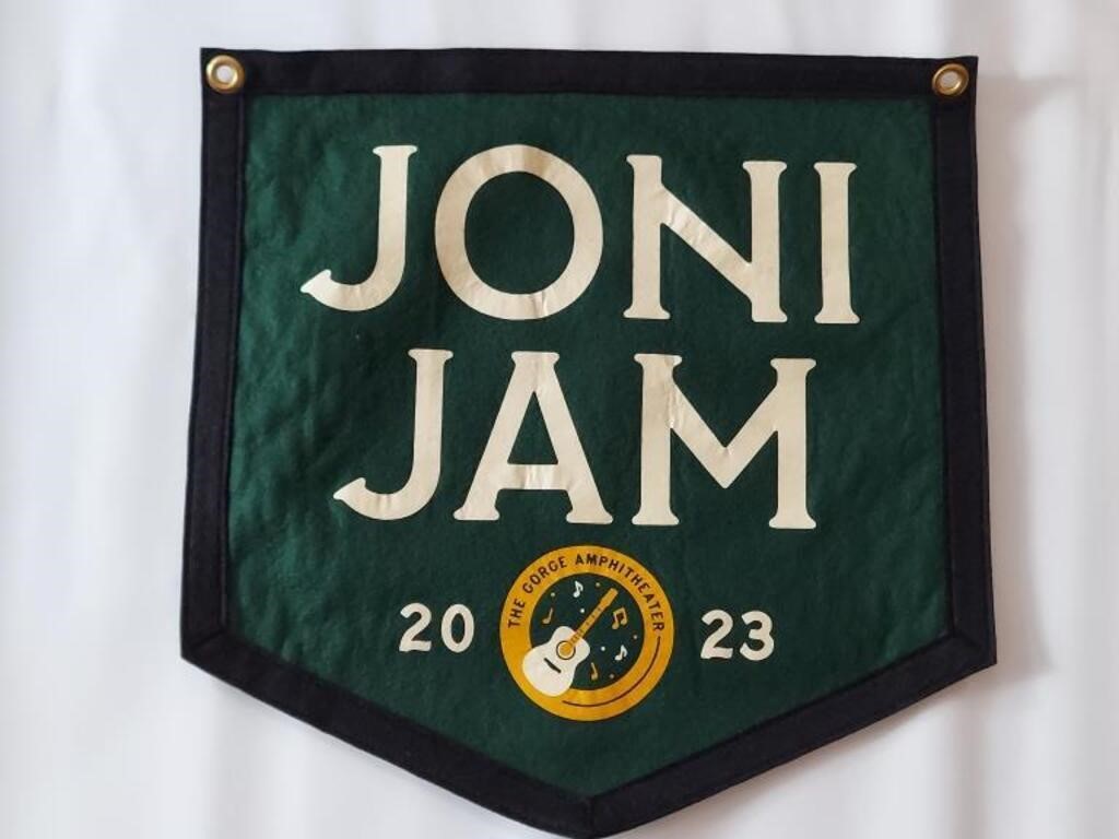 Joni Mitchell Concert Pennant Joni Jam 2023