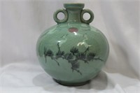 A Signed Korean Celadon Vase
