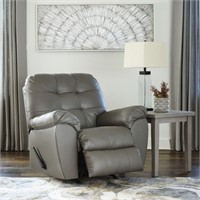 ASHLEY DONLEN CONTEMPORARY GRAY ROCKER RECLINER