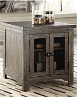 ASHLEY DANELL RIDGE INDUSTRIAL END TABLE