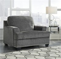 ASHLEU LOCKLIN 51" OVERSIZED CARBON GRAY CHAIR