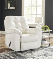 Ashley 59703 Donlen White Rocking Recliner