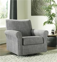 Ashley A3000002 Ash Gray Swivel Accent Chair