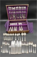 SILVER PLATED FLATWARE w/ BOX  (1847 ROGERS BROS.)