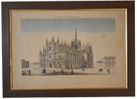 View of the Milano Cathedral Print