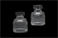2pc French Crystal Perfume Bottles