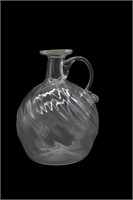 Signed Blown Glass Pitcher
