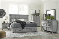 KING ASHLEY RUSSELYN 5-PIECE STORAGE BEDROOM GROUP