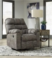 ASHLEY DERWIN CONCRETE SWIVEL GLIDER RECLINER