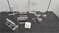 8 ASSORTED S/S BAKERY CUTTERS - VARIOUS STYLES