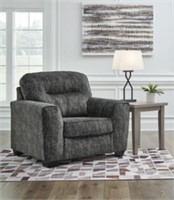 ASHLEY LONOKE GUNMETAL 46" OVERSIZED CHAIR