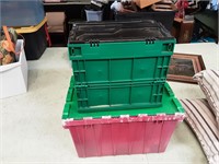 2 Crate Style Totes