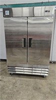 NEW 2 DR S/S REACH-IN FREEZER ON WHEELS