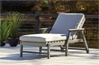 ASHLEY VISOLA OUTDOOR CHAISE LOUNGE WITH CUSHION