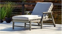 ASHLEY VISOLA OUTDOOR CHAISE LOUNGE WITH CUSHION