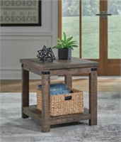 Ashley Hollum Rustic Brown End Table