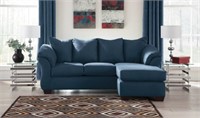 ASHLEY DARCY BLUE SOFA CHAISE