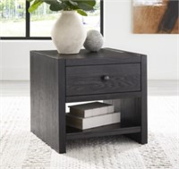 ASHLEY FOYLAND CLASSIC BLACK END TABLE