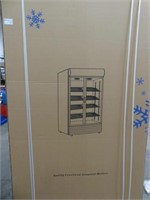 NEW 2 DR REACH-IN DISPLAY FREEZER IN BOX