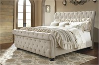 Queen - Ashley B643 Large Designer Sleigh Bed