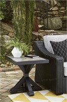 Ashley Beachcroft Black Outdoor End Table