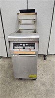 FRYMASTER S/S GAS SINGLE WELL DEEP FRYER NO BASKET