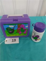 1992 Barney & Baby Bop Lunchbox w/ Thermos