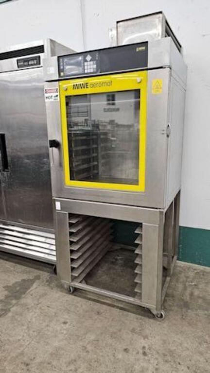 MIWE AEROMAT S/S 1 DR ELEC OVEN ON S/S STAND