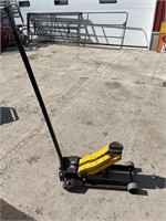 Black & yellow 3 1/2 ton floor jack