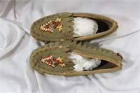 A Beaded Native American Moccasin