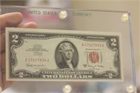 Uncirculated $2.00 Red Seal Note