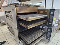 LINCOLN IMPINGER2 DOUBLE STACK 4 DECK PIZZA OVEN