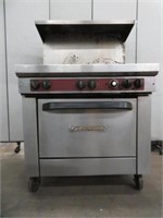 SOUTHBEND S/S 6 BURNER GAS RANGE W OVEN