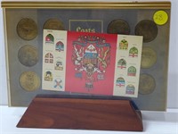 Collectible Coins In Display Case