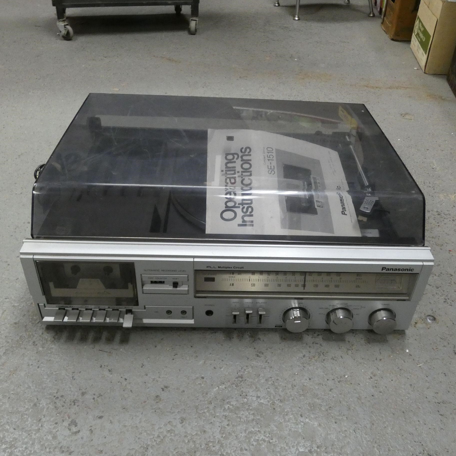 Panasonic SE-1510 Compact Stereo Turntable