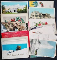 Pack of over 100 old postcards / cards