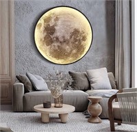 $180 31.5” dimmable moon wall light sconce