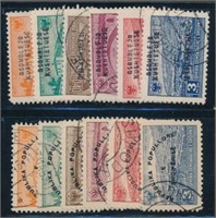 ALBANIA #367-378 USED FINE-VF