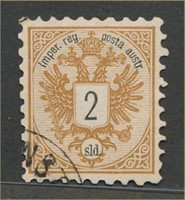AUSTRIA OFFICES IN TURKEY #8 USED VF