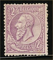 BELGIUM #59 MINT FINE-VF HR