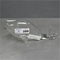 Clear Glass Unmarked Blenko Fish