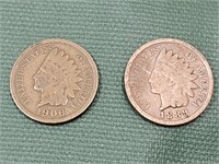 1889/1906 Indian Head Pennies Coins