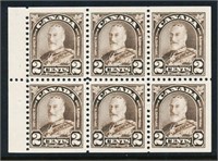 CANADA #166c BOOKLET PANE OF 6 MINT VF NH