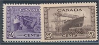 CANADA #260-261 MINT VF NH