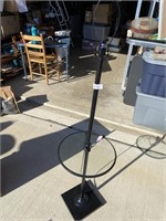 Floor Lamp with Glass Table