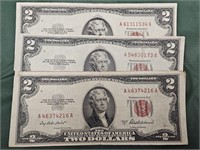1953 A Red Seal $2 Bill (GC)  (3)
