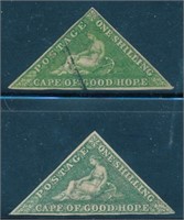 CAPE OF GOOD HOPE #6 & #15 USED FINE